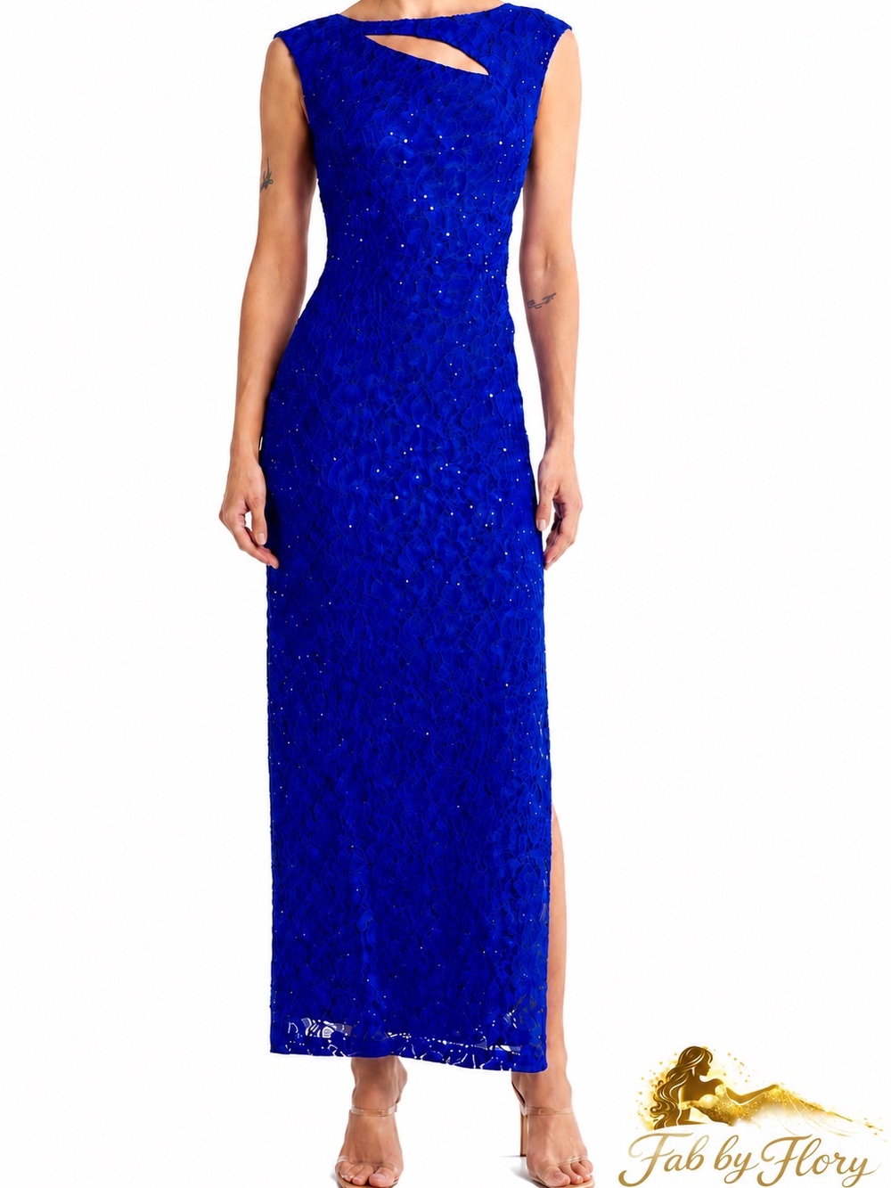 Connected Apparel ✨ Sequin Lace Sheath Gown